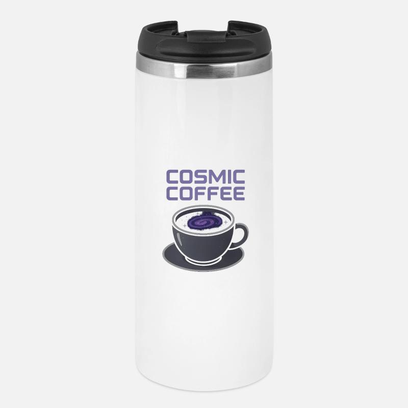 Cosmic Coffee Galaxy Mug - Thermal Cup - white