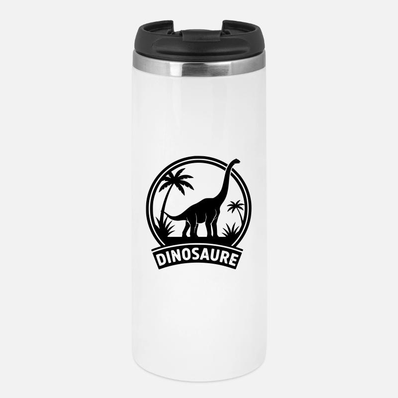 Dinosaurier 4 - Thermobecher - Weiß