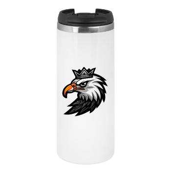 Eagle Head Crown - Thermal Cup - white - Front