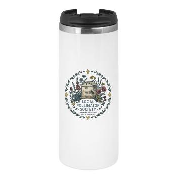 Local Pollinator Society - Allotment Bee Keeper - Thermal Cup - white - Front
