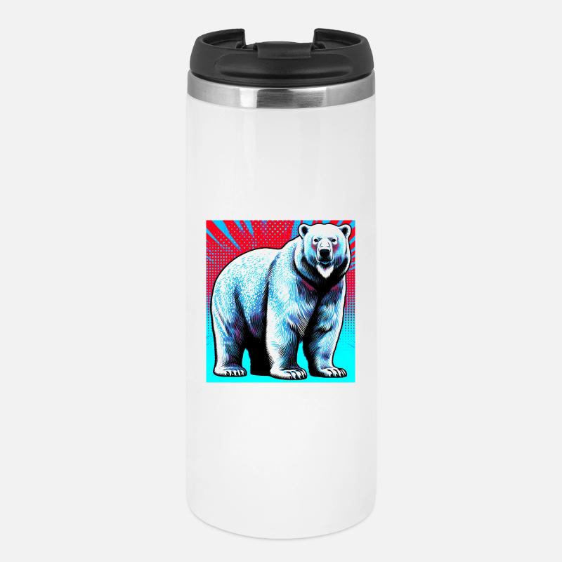 polar bear - Thermal Cup - white
