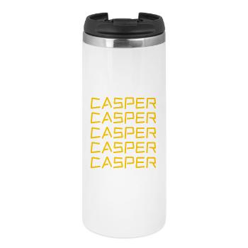 Junge Casper - Thermobecher - Weiß - Vorne
