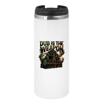 Reggae Dub Is The Weapon - Thermobecher - Weiß - Vorne