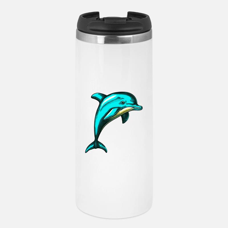 Dauphin - Mug isotherme - blanc
