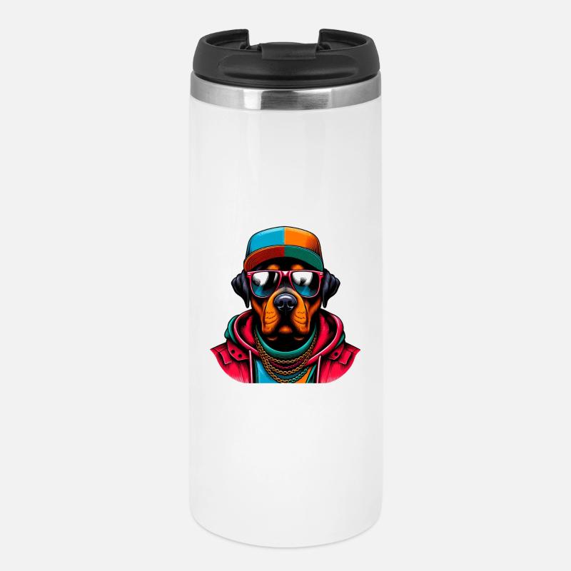 Hund - Thermobecher - Weiß
