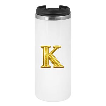 K Golden Monogram - Termokrus - hvid - Foran