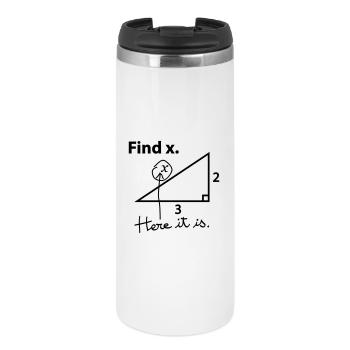 Find X. - Thermal Cup - white - Front