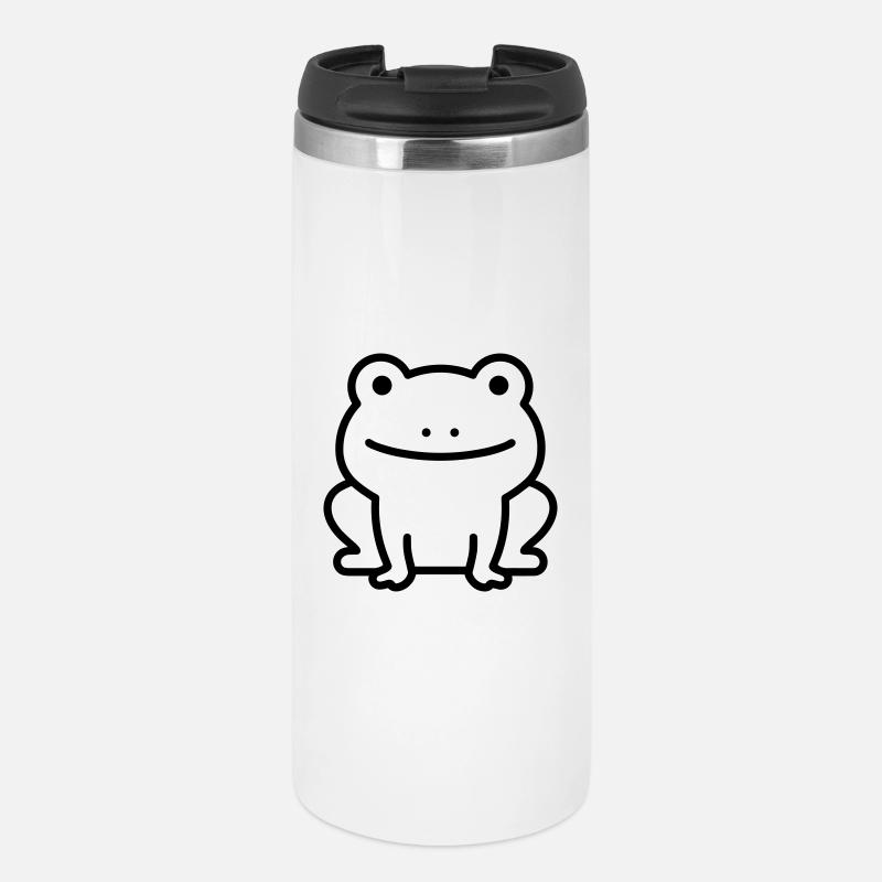 Frosch - Thermobecher - Weiß