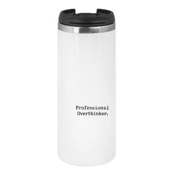 Professional OVERTHINKER Minimalist - Thermobecher - Weiß - Vorne
