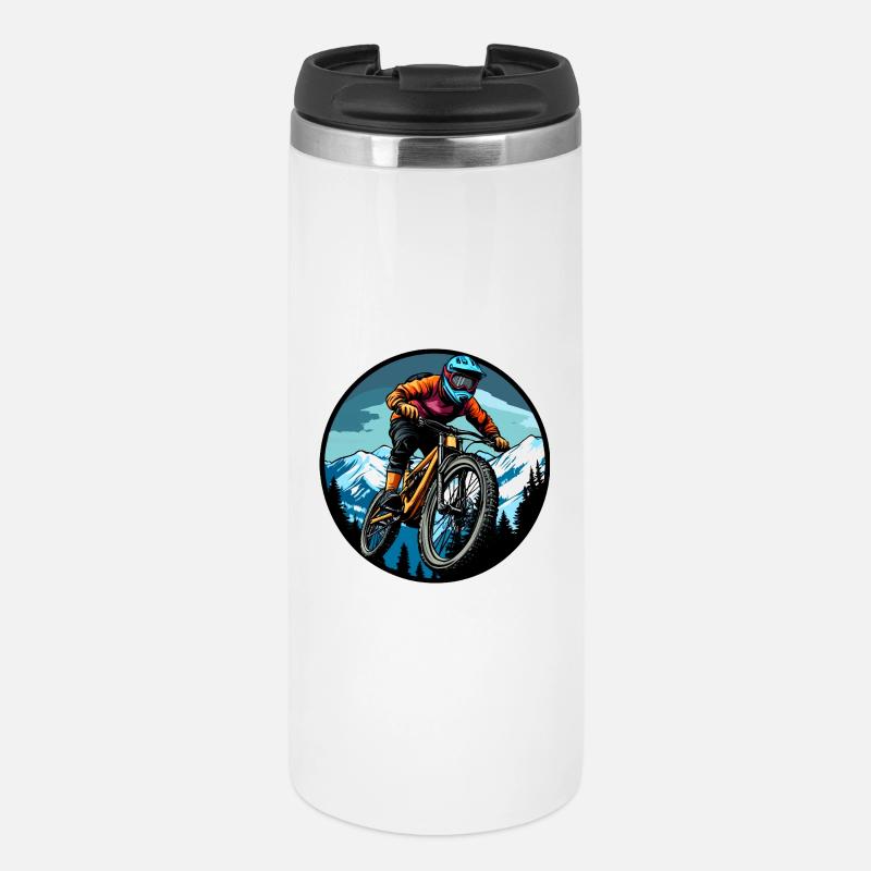 Freeride Biker - Thermal Cup - white