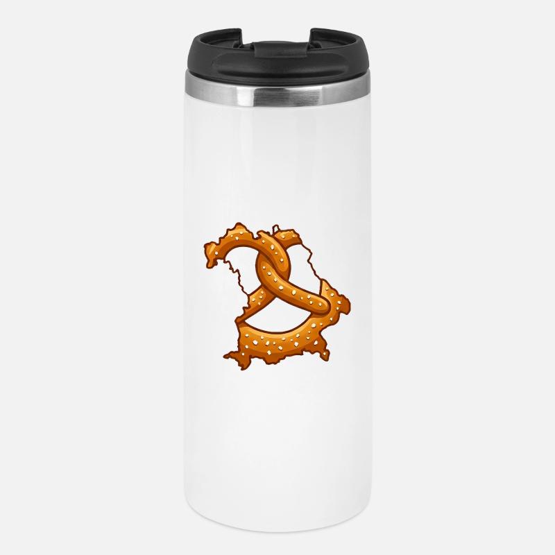 Bretzels de Bavière | Bavière robuste - Mug isotherme - blanc