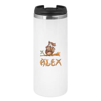 Owl Alex - Thermal Cup - white - Front