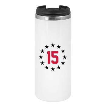 15 ans - Mug isotherme - blanc - Devant