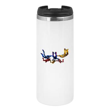 skydivers - Thermobecher - Weiß - Vorne