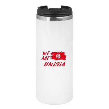 We are Tunesien Design / Geschenkidee - Thermobecher - Weiß - Vorne