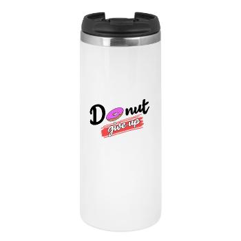 Cool Süßigkeiten Statement Donut Nachspeise - Thermobecher - Weiß - Vorne