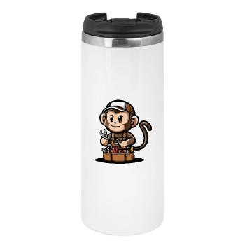 Mécanique de singe pratique - Mug isotherme - blanc - Devant