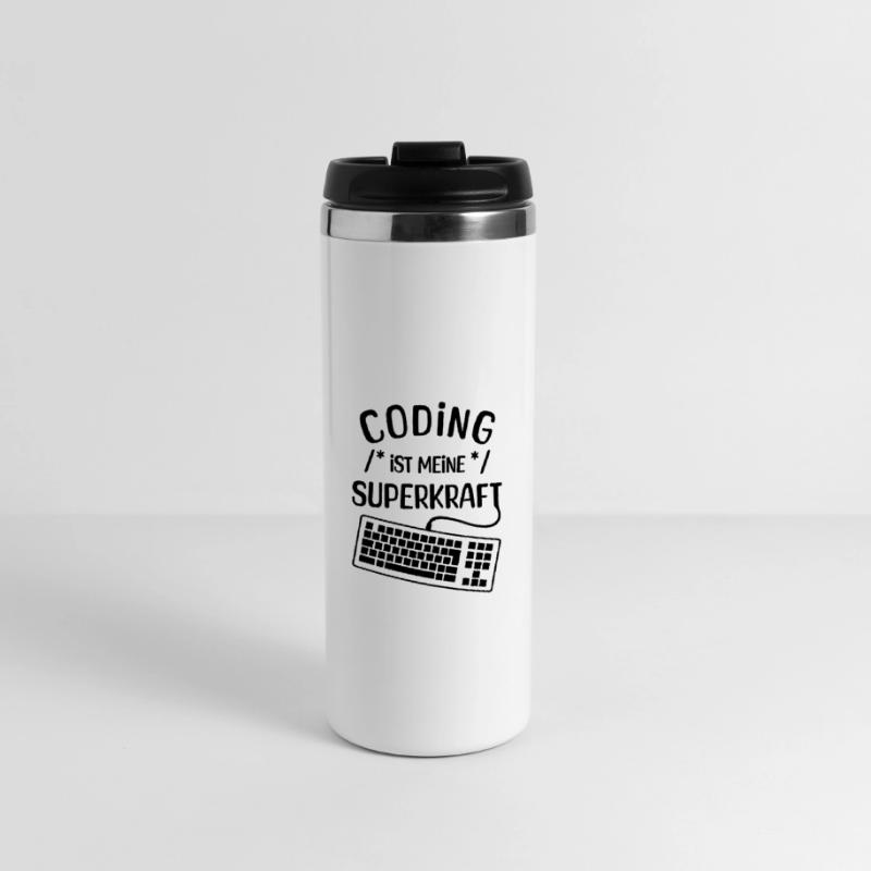 Computer Code Statement Developer Computerfreak Thermobecher
