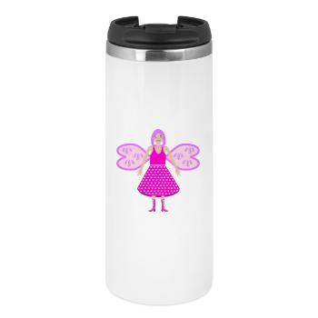 Fantasy Flower Fairy Foxglove Digitalia - Thermal Cup - white - Front