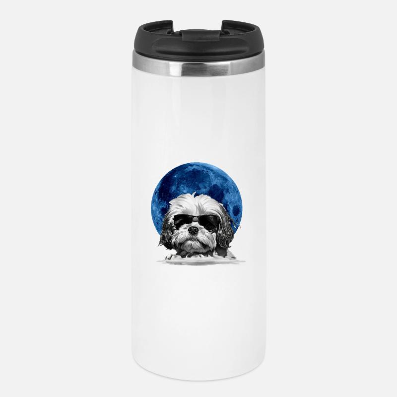 Impression d’art cool Shih Tzu  - Mug isotherme - blanc