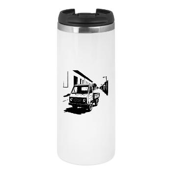 Multifonctionnel Power Retro - Mug isotherme - blanc - Devant