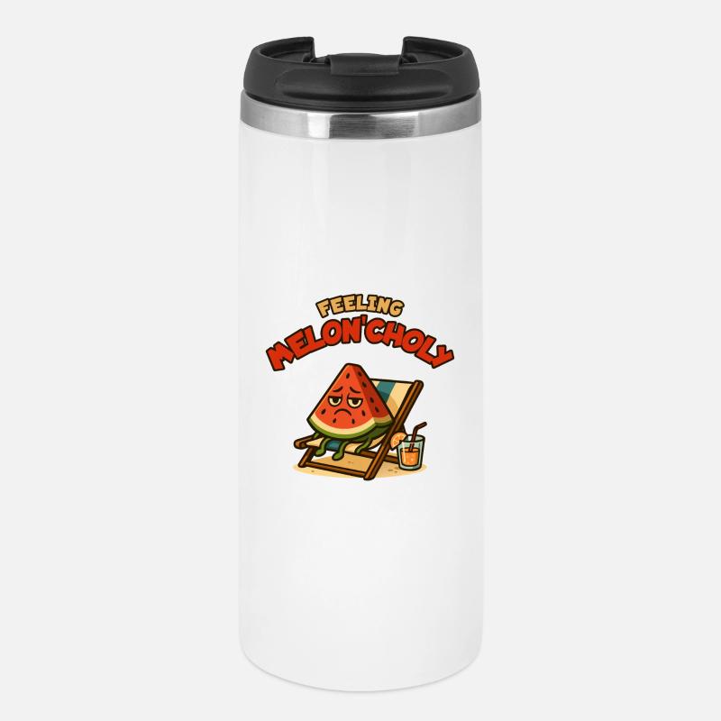 Meloncholy in the sun - Thermal Cup - white