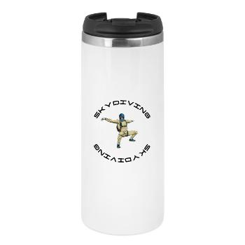 Parachutisme - Mug isotherme - blanc - Devant