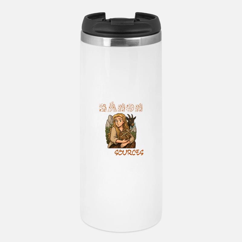 BANON_DES_SOURCES - Mug isotherme - blanc