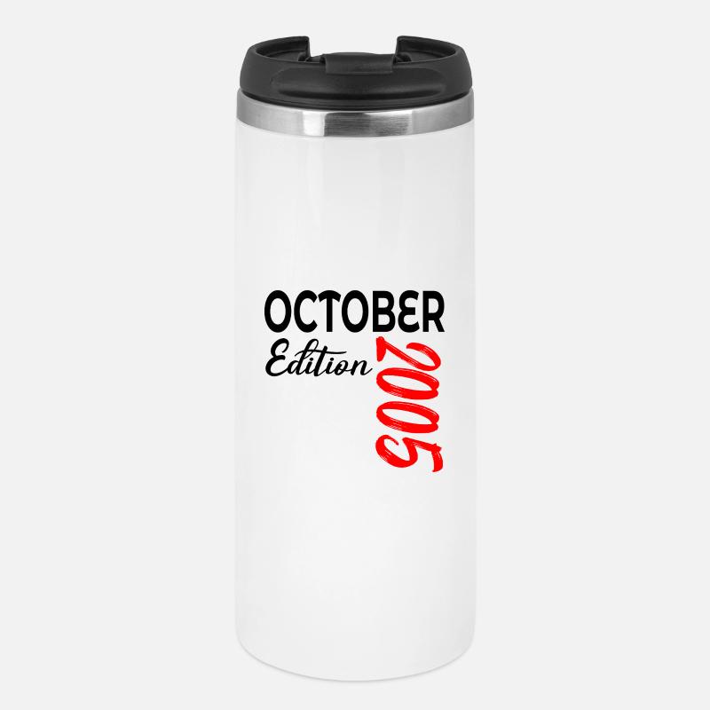 21E ANNIVERSAIRE OCTOBRE 2005 - Mug isotherme - blanc
