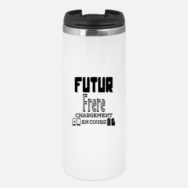 Future Brother wird geladen in Bearbeitung - Thermobecher - Weiß