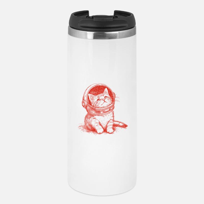 Astro Kitty - Thermal Cup - white