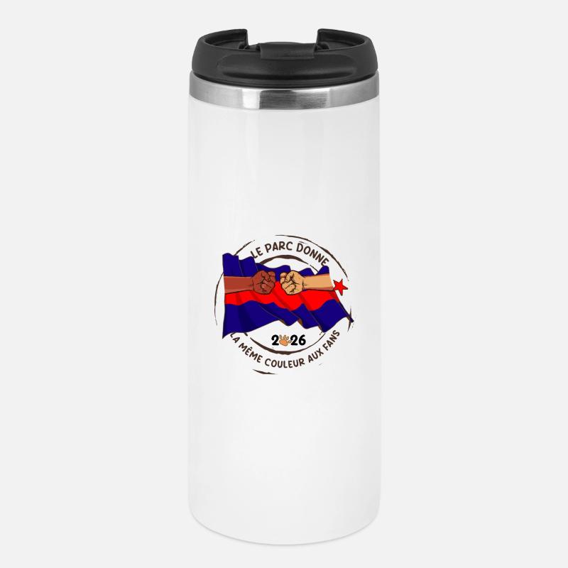 Le_Parc_donne_la_meme_couleur_aux_fans - Thermobecher - Weiß