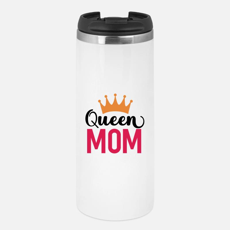 Queen Mom - Thermobecher - Weiß