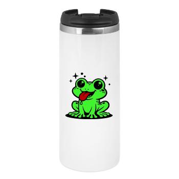 Grenouille Comique Crapaud - Mug isotherme - blanc - Devant