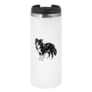 Border Collie - Mug isotherme - blanc - Devant