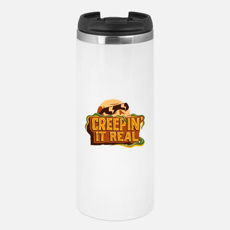 Creepin' It Real - Thermal Cup - white