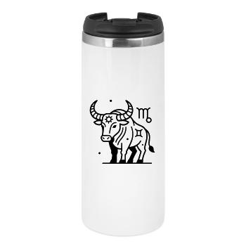 Tierkreiszeichen Stier - Thermobecher - Weiß - Vorne