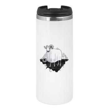 Mouton dans les montagnes - Mug isotherme - blanc - Devant