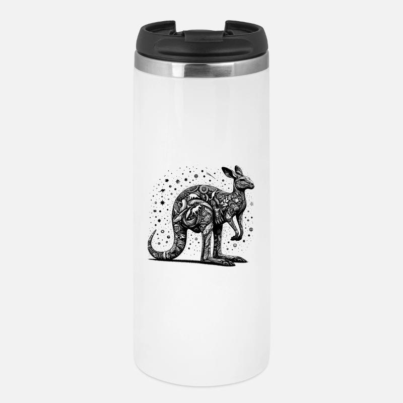 kangourou - Mug isotherme - blanc