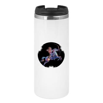 Constellation géométrique du Sagittaire - Mug isotherme - blanc - Devant