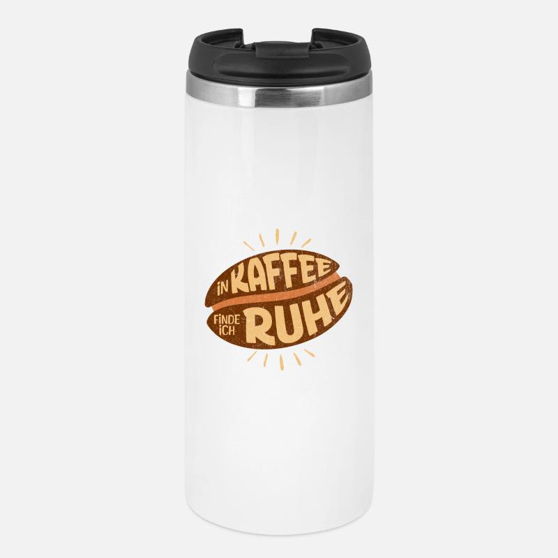 In coffee I find peace - Thermal Cup - white