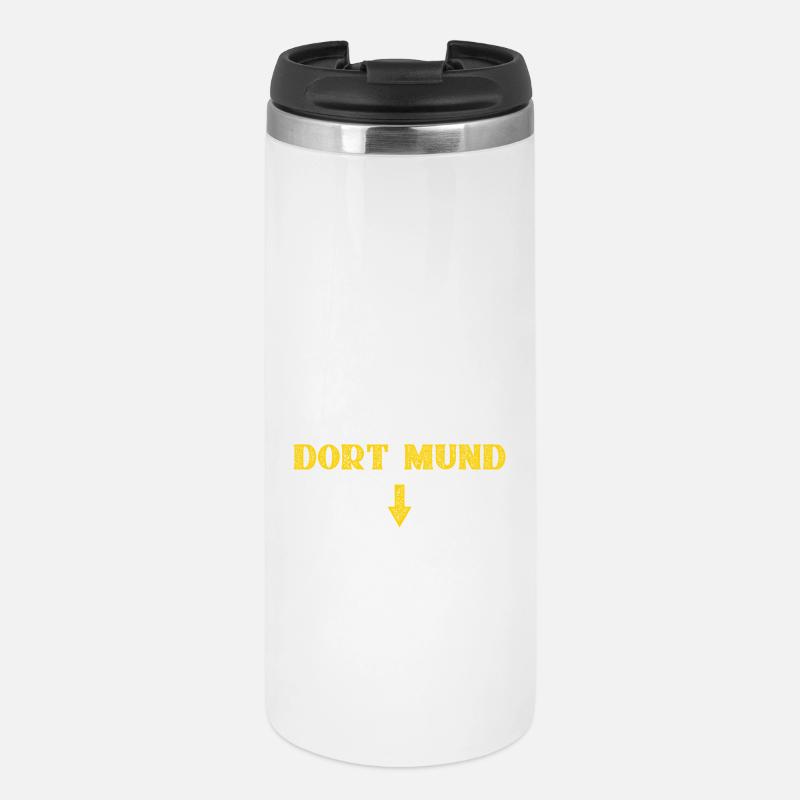 Dort Bier Dort Mund - Thermobecher - Weiß