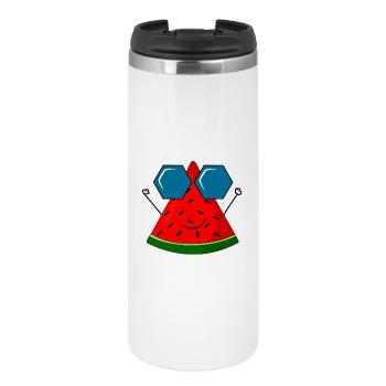 summer, watermelon, sun - Thermal Cup - white - Front