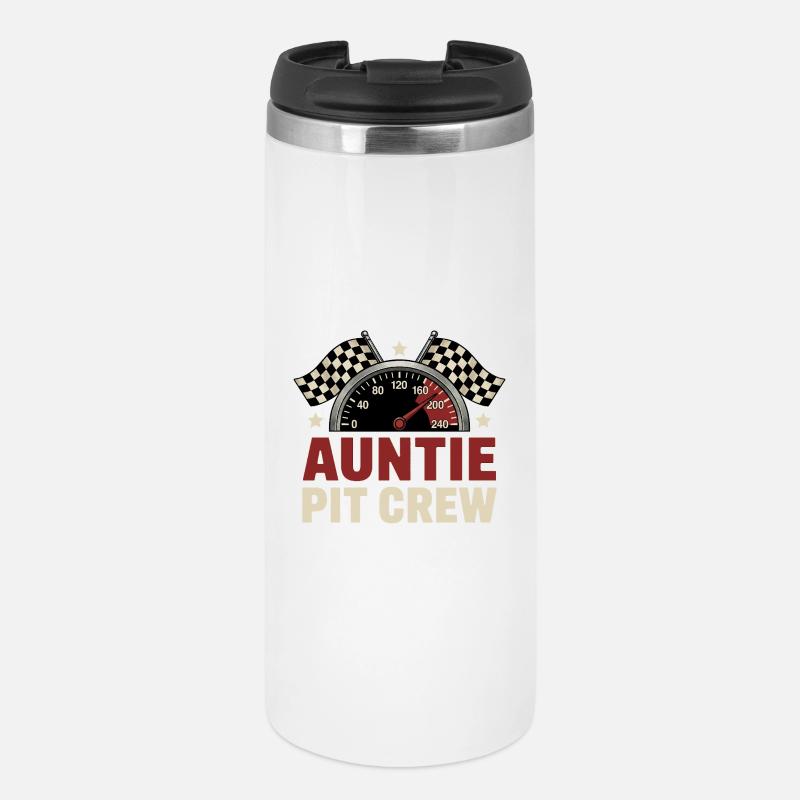Auntie Pit Crew Racing - Thermal Cup - white