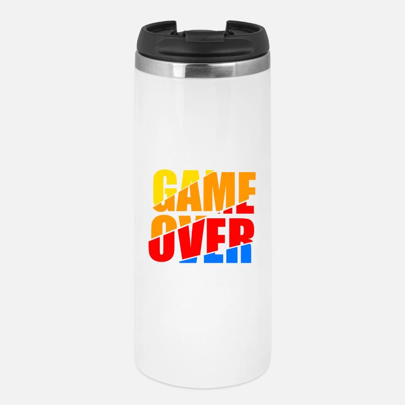 game over - Thermobecher - Weiß