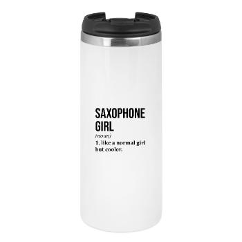 Saxophone - Thermal Cup - white - Front