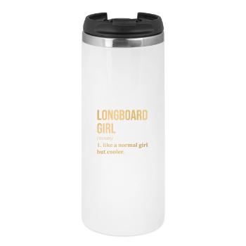Longboard - Thermobecher - Weiß - Vorne