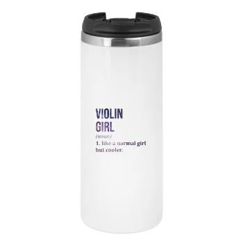 violon - Mug isotherme - blanc - Devant