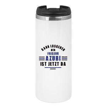 Apprentissage de coiffeur en formation de coiffeur en formation - Mug isotherme - blanc - Devant