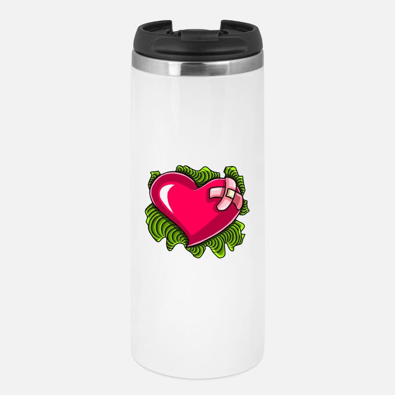 Cœur résilient - Mug isotherme - blanc